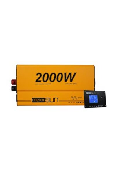 MEXXSUN 12 VOLT 2000 WATT UPS ŞARJLI TAM SINUS İNVERTER - INVERTOR KARAVAN ÇE...