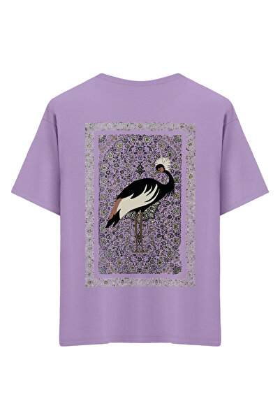 Mounte Bianca Unisex paun - Oversize kroj T-shirt