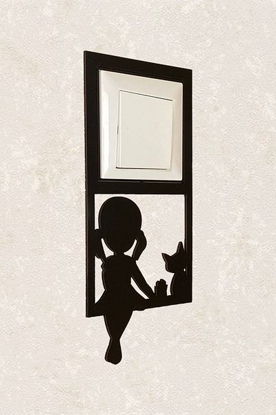 BLgrup 2111 Laser Cut Wooden Socket Frame Single Girls' Room
