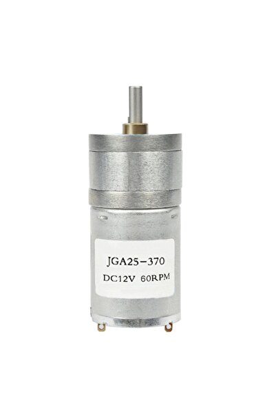 Genel Markalar 12v 60rpm Jga25-370 Redüktörlü Dc Motor Metal Dişli Yüksek Tor...