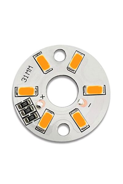 Genel Markalar 5730 5v 3w 31mm Sarı Led Modül Aluminyum Pcb 6 Led Lamba Aydın...
