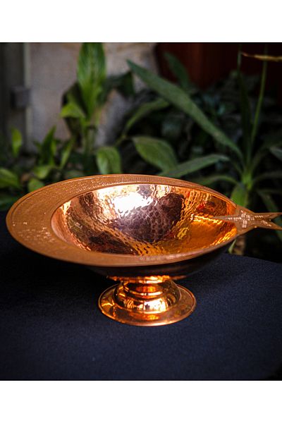 ANTEPSEPETİ Copper Crescent Star Model Sugar Bowl