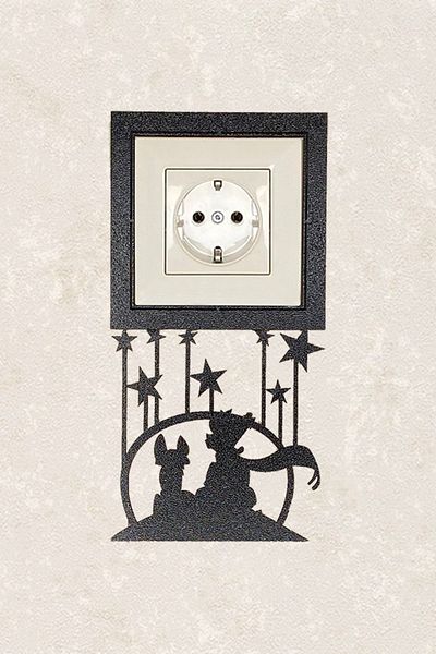 BLgrup 2109 Laser Cut Wooden Socket Frame Single Little Prince