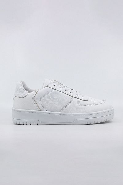 MAKRAS EXCLUSIVE Casual δερμάτινα αθλητικά παπούτσια (λευκά)