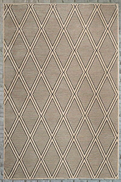 Lorente Home Moreno Viskon Dokuma Halı Kaymaz Taban Yıkanabilir Taş Antrasit Mutfak Halısı 1253