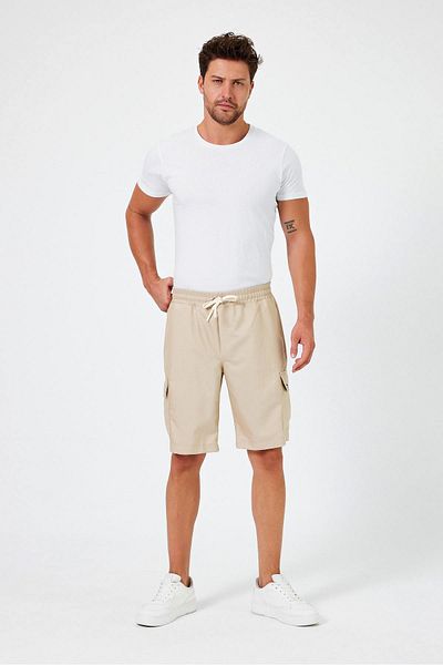 ALEXANDERGARDI E24-6502 Model Cargo Pocket Bermuda Shorts
