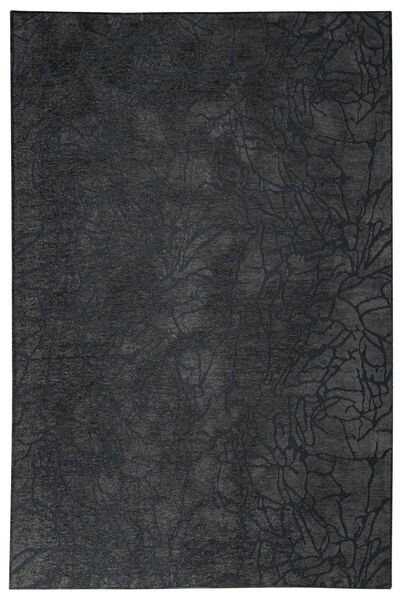 Lorente Home Moreno Viskon Dokuma Halı Kaymaz Taban Yıkanabilir Antrasit Mutfak Halısı 1201