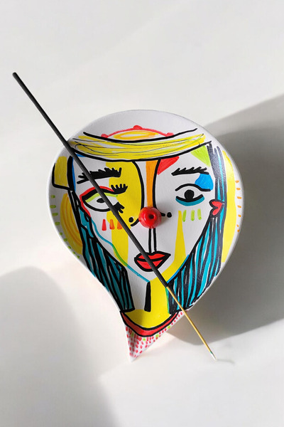 ARİENEL El Yapımı Seramik Tütsülük | Kübik Kadın | Çok Renkli | Unique | Arti...