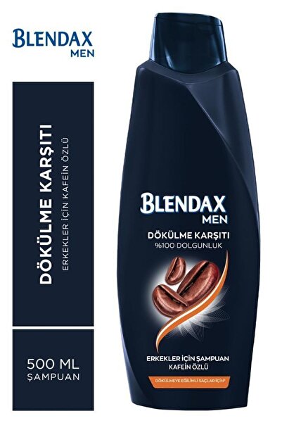 Blendax Saç Dökülmesine Karşı Kafein Özlü 4x500 ml Güçlendirici ve Hacim Veren Şampuan Seti