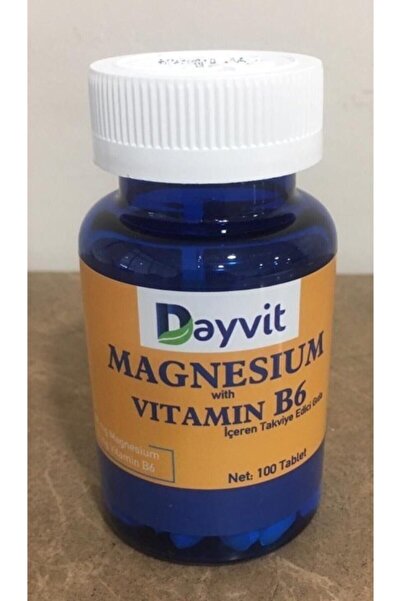 Dayvit دايفيت مغنيسيوم فيتامين .b6 100 تيرابايت.