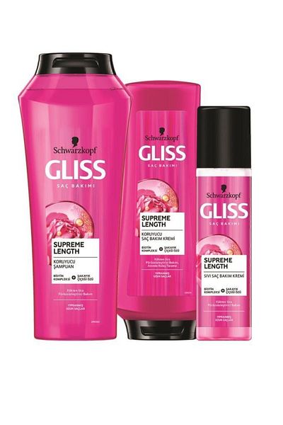 Gliss Supreme Length 500ml - 360ml Liquid Conditioner, 200ml