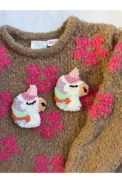 Tk Punch Unicorn İşlemeli 2'li Klips Toka