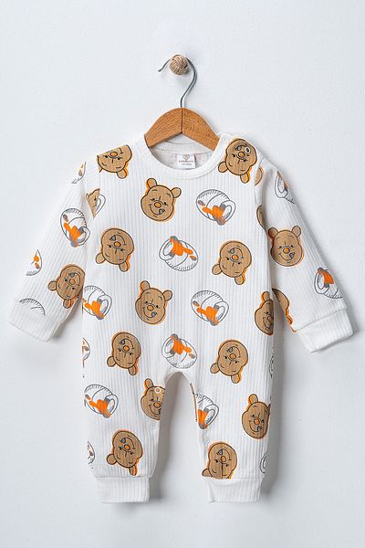 Beniizle Unisex Patterned Baby Rompers