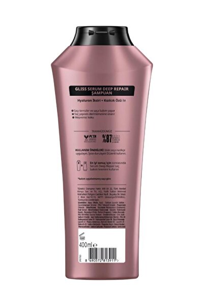 Gliss Serum Deep Repair Şampuan 400 ml + Sıvı Saç Kremi 200 ml