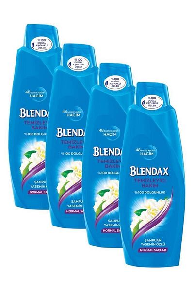 Blendax شامبو منظف بخلاصة الياسمين 500 مل - × 4 قطع