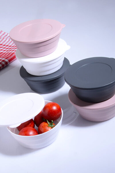 Bev Kitchen 350 ML Breakfast Snack Bowl - 6 Plastic Storage Containers