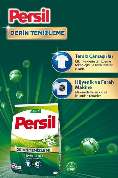Persil Grileşme Karşıtı Toz Çamaşır Deterjanı 33Yıkama 5kg