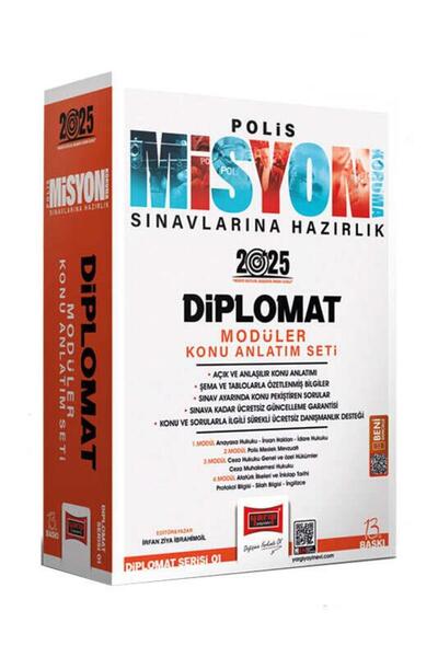 Yargı Yayınları Yargı 2025 Polis Misyon Sınavlarına Hazırlık Diplomat Serisi ...