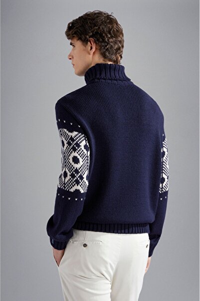 PAUL&SHARK MEN'S WOOLLEN TURTLENECK