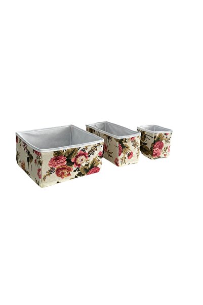 Vip Home Concept Set de 3 sertare și organizator de rufe British Rose - Cutie...