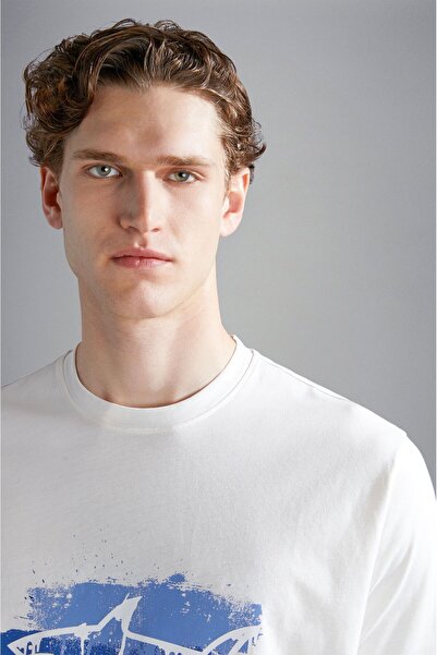 PAUL&SHARK ΑΝΔΡΙΚΟ ΠΛΕΚΤΟ T-SHIRT C.W. ΒΑΜΒΑΚΙ