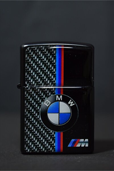 takimaster Logolu Benzinli Metal Çakmak Bmw Araç Baskılı