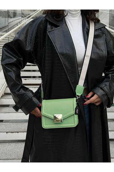 Night Geantă de mână și de umăr pentru femei model Ruby verde mentă