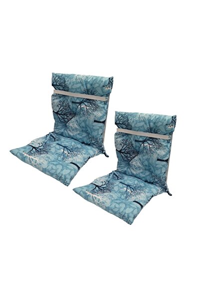 GÜLLÜCE HOME 2'li Slikon Elyaf Dolgulu*arkalıklı*45 X 90*sandalye Minderi