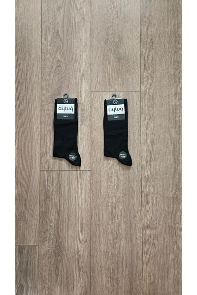 Aytuğ Летни 2 чифта мъжки чорапи от модал (черни) - 13000-2