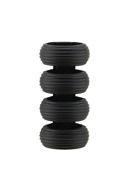NZB Black Matte Hard Plastic Ash - Furniture Drawer, Kitchen Cabinet and Door Handles