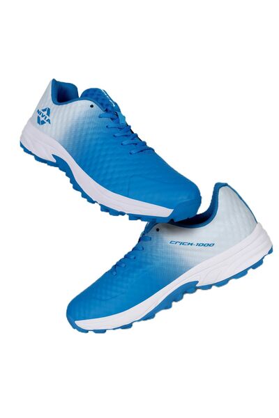 Nivia حذاء كريكيت Crick 1000 للرجال بنعل خارجي مطاطي مقاس 9 UK