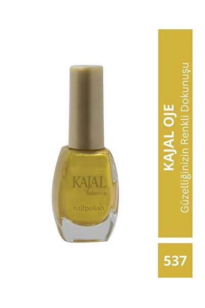 KAJAL Hardal Sarısı Oje & Mustard Yellow Nail Polish No:537