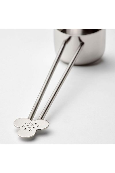 IKEA Stainless Steel Ängsblåvinge Stainless Steel, 15 cm Coffee Scale 1 Measuring Spoon 1 Personality Metallic