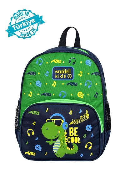 Waddell Rucsac pentru copii preșcolari pentru grădiniță cu model de dinozaur Royal Glow