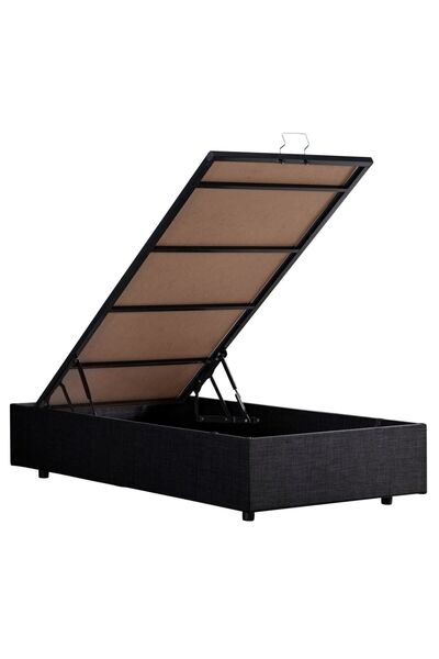 Setay Riga Tek Kişilik Mdf Baza , Antrasit (Başlık-Yatak Hariç)