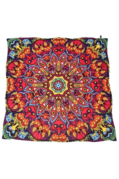 WANDER TAPESTRY 60'lar Saykodelik Mandala Duvar Örtüsü Tapestry 150x150