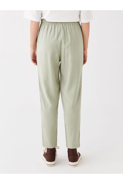 LC Waikiki Carrot Cut Women's Trousers with Elastic Waist