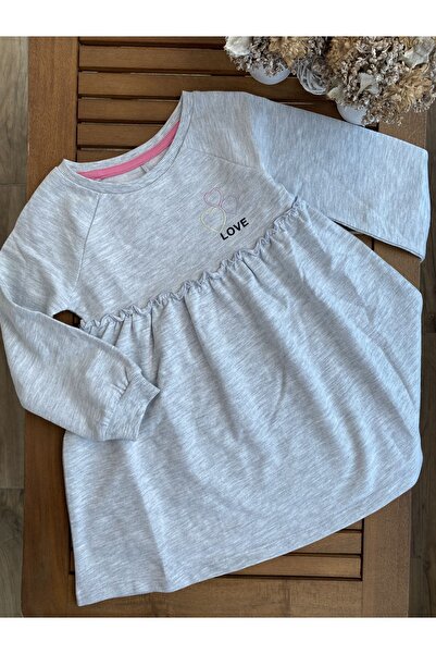 Baby Girl's Aden Embossed - Non-Raised Long Sleeve Sweat Dress