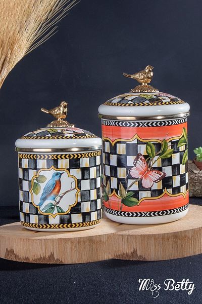 Miss Betty Paradise 2 Piece Jar Set