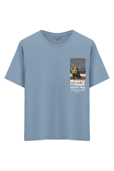 Mounte Bianca Unisex kišni dan - Oversize kroj T-shirt