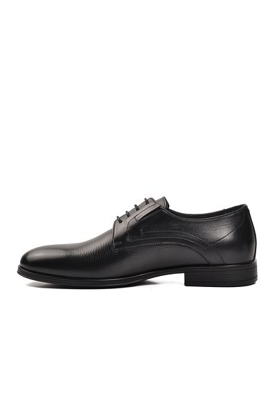 Pierre Cardin 63581 Μαύρα ανδρικά κλασικά παπούτσια από γνήσιο δέρμα