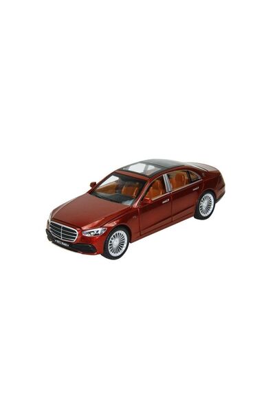 welcomein Boxed Collectible Pull Drop 1:22 Toy Metal Mercedes S Class Car with Sound and Light Gift