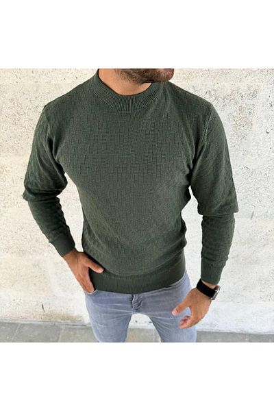 LUPERCUS Men's Knitwear Sweater - Crew Neck, Long Sleeve