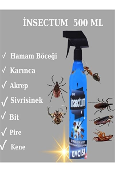 Avcı Hamam Böceği -akrep - Karınca - Sivrisinek - Bit - Pire - Kene Haşere Öl...