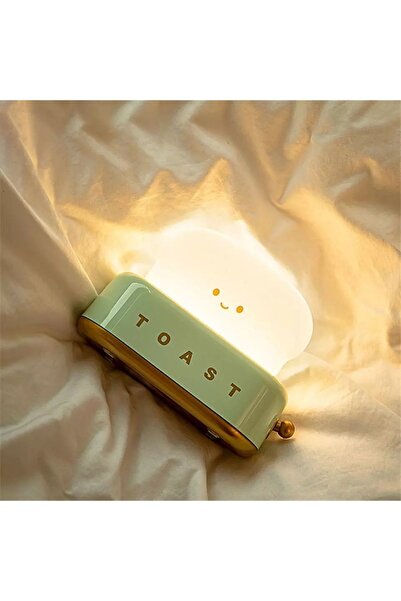 TanOzel Hediyelik Led Gece Lambasi Tost Yeşil