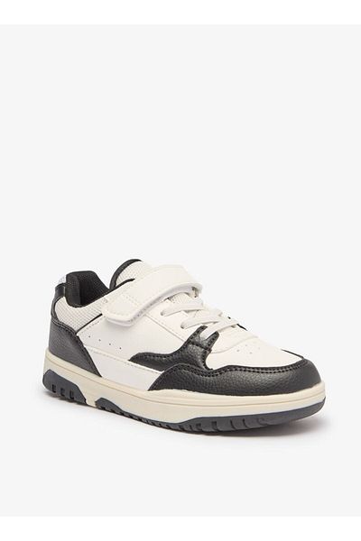 LBL by Shoexpress Panelled Shoes with Hook and Loop Closure