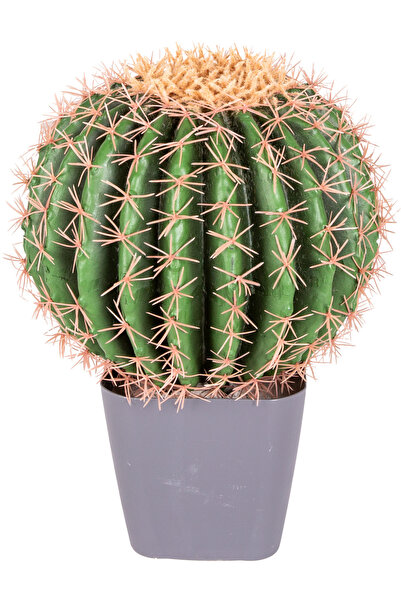 Herdekora صبار صناعي مع وعاء دائري 35 سم.