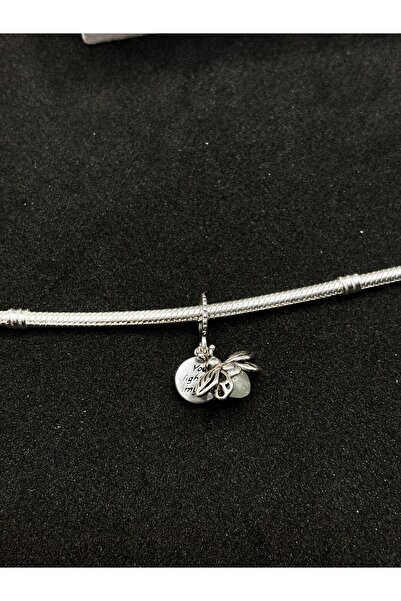 Es Silver Ateş böceği Charm Gümüş