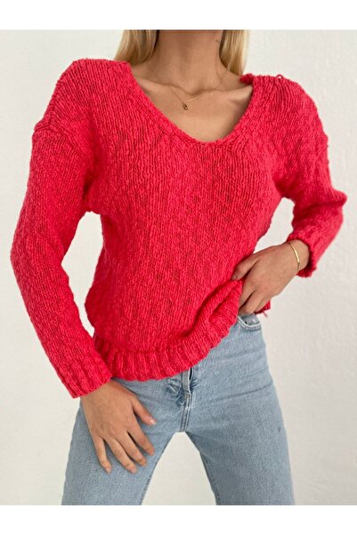 SHUGAA KADIN V YAKA MERSERİZE TRİKO