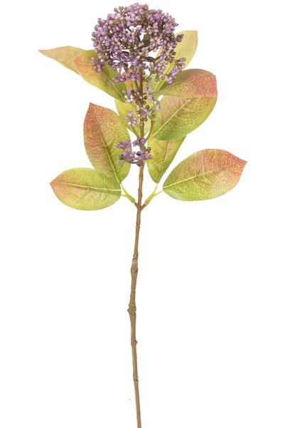 Herdekora Yapay Bitki, Simüle Berry Dal, Mor - 52 cm